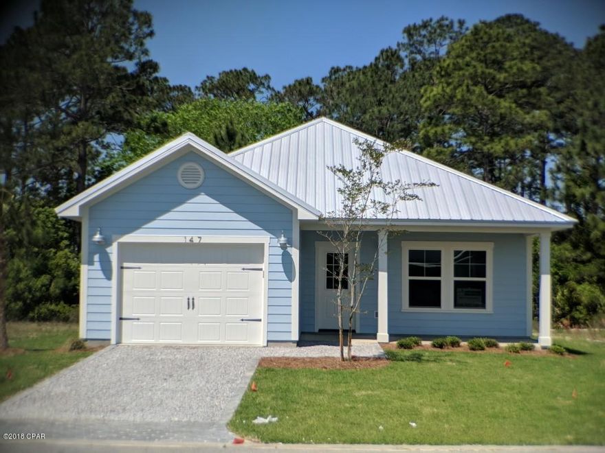 New construction. All tile floors, open floor plan, stainless appliances, granite tops, dual vessel sinks in the master bath, sprinkler system, community pool, close to the beach. Community pool. Close to the beach!