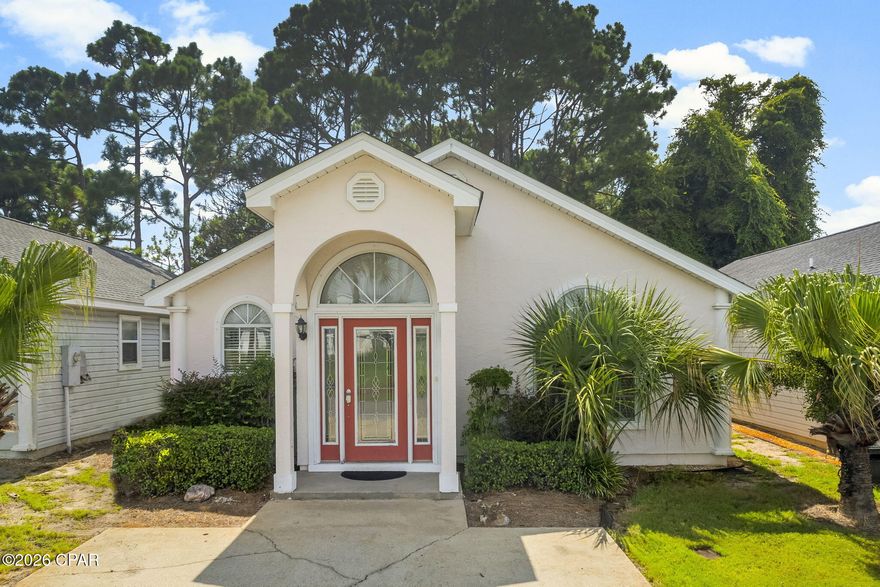 Fully Furnished, 3 Bedroom 2 Bath Home In The Ever Popular Palm Cove Subdivision! Home offers an open Kitchen, Dining, and Living area layout, with a Breakfast Bar and overhead cabinetry for slight division. The Kitchen boasts Granite Countertops and Stainless Steel Appliances, as well as an abundance of Cabinetry. The Home also features tile throughout, with LVP flooring in the Bedrooms. Outside, this property comes equipped with a Large Screened In Patio Area that would be perfect for winding down, or hosting small gatherings. New flooring in bedrooms and new A/C IN 2025. Roof replaced in 10/2021.