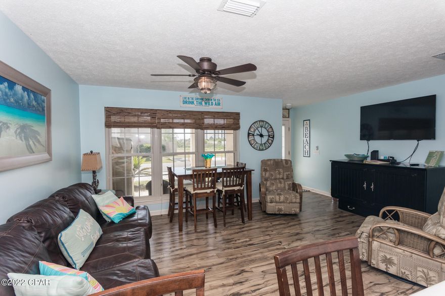 CURRENTLY UNDER CONTRACT, SELLER WILL CONSIDER BACKUP OFFERS. LOCATION, LOCATION, LOCATION!! This unit is a MUST see!  Located in the VERY FRONT of the sought after Horizon South Condominium complex - across the street from the beach!  It comes fully furnished (including a Queen size Murphy Bed in the living room), and is VERY roomy with bunks in the hallway.  Not only is it a very short stroll to the beach, but there are 2 entry doors (front & back). The large kitchen is great for entertaining!  Don't forget all of the amenities; 4 pools, hot tub, 18 hole mini-golf, tennis & basketball courts, shuffleboard, game room, & fitness center. This could be a great investment property for short-term rentals, 2nd home or primary residence!  This won't last long!  *Measurements are approx. & should