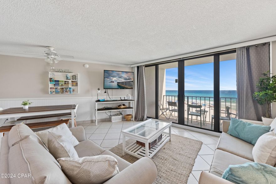 Don't miss the opportunity to own this stunning 2BR/2BA Gulf Front condo at Edgewater Beach Resort! The open floor plan features a spacious living area, dining space, and a modern kitchen with stainless steel appliances, granite countertops, and a breakfast bar. Step onto the private balcony to enjoy endless Gulf views. Beautifully decorated, this condo offers a relaxing ambiance both indoors and out, with spectacular views as the backdrop. Recent updates within the last 3-4 years include a new HVAC system, hot water heater, washer, dryer, and bedroom furniture, ensuring convenience and peace of mind. Edgewater Resort provides year-round enjoyment with heated pools and hot tub spas. Resort amenities include a beachfront lagoon pool, multiple sun decks, a poolside market, and an arcade.  Membership to The Club at Edgewater grants access to exclusive amenities, including an Executive Par 3 golf course, tennis courts, a kids' splash pad, basketball courts, shuffleboard, and a full fitness center. Conveniently located within walking distance to a variety of restaurants, shops, and entertainment options, Edgewater Beach Resort is the prime spot for any investor looking for amenities paired with solid rental income! In 2023 with heavy owner usage, the condo still did over $33,000 in base rentals and if you add back in the personal usage income, this condo would have surpassed over $45,000 with ease. This condo is sold fully furnished, rental-ready, and ready for your private viewing today.