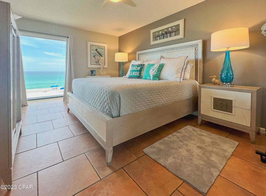 CURRENTLY UNDER CONTRACT, SELLER WILL CONSIDER BACKUP OFFERS. Gulfgate is a hidden gem, located Gulf front, in a quiet neighborhood of lovely vacation homes on Surf Drive. This competitively priced, spacious 2/2 showcases stunning Gulf views on one of the best low density beach areas in PCB. There are only 56 residences in this five-story condo located on 330' of beach front. The Gulf front King primary bedroom features new furnishings, balcony access, and a remodeled bath with a large, tiled walk-in shower with double heads, and a built-in bench seat. The renovated kitchen was opened up to remove the upper cabinets at the breakfast bar, has updated cabinets, granite, and new appliances. The second bedroom has new Full-size bunks with a trundle, and French doors were added for additional light and Gulf views. Perfect location near St. Andrews State Park, marinas, golf, restaurants, grocery stores, and family recreation such as fishing, putt-putt, Go-carts, Zoo World, Ripley's, and Wonderworks. No long elevator waits, crowded pools, or parking towers across the street here! Surface parking near the new elevator, a covered heated pool that was recently resurfaced, new roof, and sliders. Beach service onsite offers chair and jetski rentals, parasailing and banana boat rides. Ideal for a second home, primary, or rental investment with projections to $50K. AirBnb 4.98* Offered fully furnished excluding all decorative accessories.
INFORMATION CONTAINED HEREIN IS DEEMED RELIABLE, BUT NOT GUARANTEED AND SHOULD BE VERIFIED BY BUYER. SUBJECT TO ERRORS, OMISSIONS, PRIOR SALE, CHANGES OR WITHDRAWALS WITHOUT NOTICE.