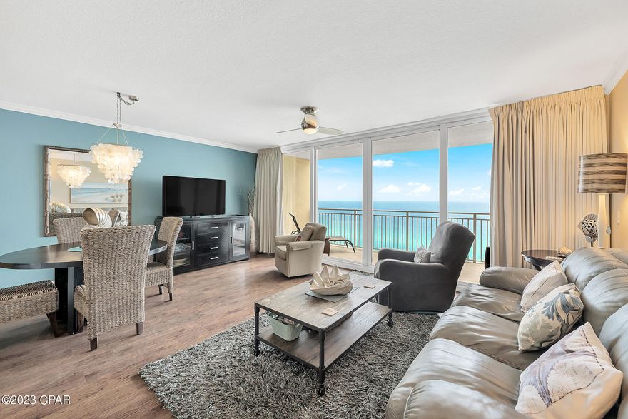 With $50,415 in base rental income in 2022, Emerald Beach Resort 1728 is a beautiful, updated 17th floor gulf-front condominium ideally found near the famous Pier Park commercial and shopping complex creating a consistent vacation rental opportunity and ideal environment for families to enjoy.