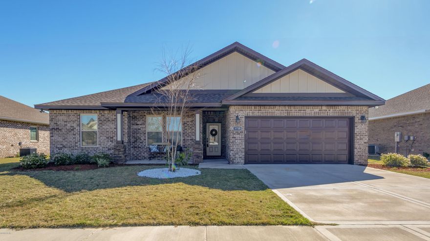 Move-in ready home in Cedar Park! This stunning brick home has an open concept living room, dining room, and kitchen. The kitchen is finished with custom cabinets, upgraded granite counters, complete with stainless steel appliances. Off the living room is the owners suite featuring a tray ceiling, en suite with a double vanity, separate shower and tub, powder room, and walk-in closet. Additional 3 bedrooms are located in their own wing with bathroom that includes double vanities. Exterior includes brick siding, 2 car garage, large covered porch, and sprinkler system. Cedar Park features landscaped entrance, parks, pavilion, underground utilities, street lighting and large sidewalks. All sizes, dimensions and other info should be verified if important.
