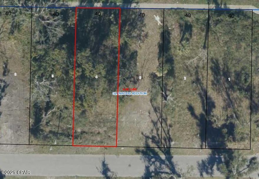 Partially cleared, residential lots