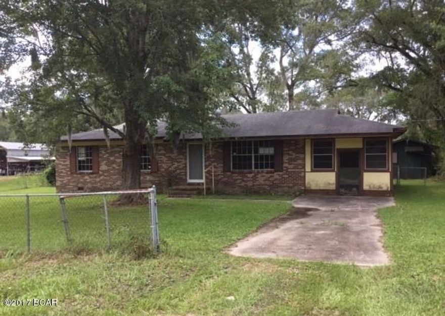 Brick home with fenced yard. 3BR/2B approximately 1,150 SF. Bonus room. Screen Porch and storage building in back yard. Being Sold ''AS IS''.