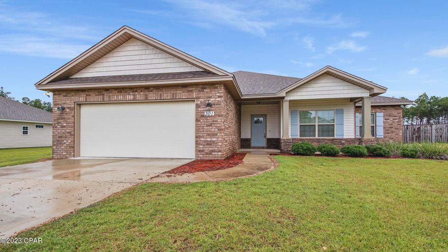 Welcome to 301 Skunk Valley RD! Located in a highly desirable and tranquil neighborhood.  This well-maintained house offers a spacious 1725 sq ft of living space, featuring 4 bedrooms and 2 bathrooms.  Situated on one acre of land, this property provides a sense of privacy with no neighbors behind the house.  One of the standout features is the inclusion of a she shed, which can be utilized as a versatile space for hobbies, storage or kids play area.  The spaciousness of the lot allows for various possibilities, such as gardening or outdoor activities.  

Conveniently located, this property offers easy access to both beautiful beaches and several surrounding lakes, allowing for enjoyable outings and recreational opportunities.  Additionally, the property is just a short 15 minute drive to the airport, which is ideal for those who frequently travel.  

Families with school aged children will appreciate the close proximity to Dean Bozeman School, the short 5 minute drive ensures the convenience for parents and students alike.

Stepping inside, you will find an interior that exudes modern elegance and functionality.  The kitchen is equipped with both durability and sleek aesthetic.  The LVP flooring provides a stylish and low maintenance solution for the high traffic areas.  The kitchen also boasts beautiful granite countertops, ample cabinet space, and a large island, perfect for meal preparation and entertaining guests.  

The living and dining areas offer a spacious and open layout, providing flexibility for various furniture arrangements and creating an inviting atmosphere for gatherings.  The home features trey ceilings, adding a touch of sophistication, while upgraded lighting fixtures contribute to an overall polished look.

Other notable features of this property include a two car garage, proving secure parking and additional storage space, as well as a sprinkler system, which simplifies lawn maintenance and ensures a lush and vibrant landscape.  

Built in 2018, this home benefits from modern construction standards and offers a sense of reliability and efficiency.  The absence of a HOA eliminates any associated fees or restrictions, providing homeowners with flexibility and freedom.

Don't miss the opportunity to make this house your HOME!  Call your favorite Realtor TODAY for easy showings!