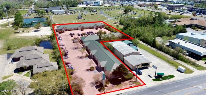 2420 Jenks Avenue offers investors the opportunity to acquire a fully leased commercial property in Panama City, Florida. The asset consists of approximately ±22,000 square feet across three buildings situated on two parcels (Bay County Parcel ID's 13016-122-000 and 13016-122-070).

The improvements include two buildings totaling ±8,000 RSF each and one building of approximately ±6,000 RSF. The property is currently 100% leased, providing immediate in-place income.

Recent capital improvements include new roofs installed in 2022. The property is being offered at an 8.63% cap rate and owner financing is available.

2420 Jenks Avenue is located in a well-established commercial corridor in Panama City with convenient access to surrounding business districts and major transportation routes.