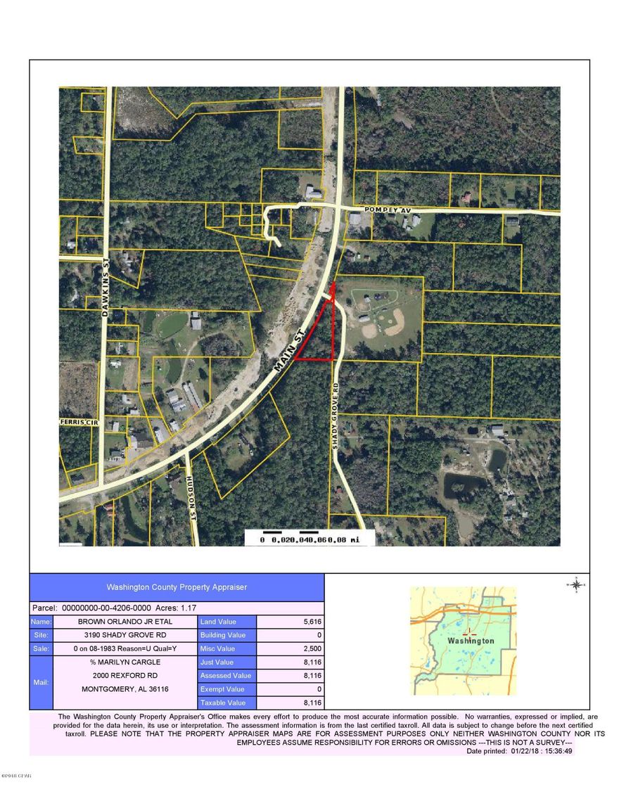 OVER 500 ft frontage on HWY 79 in  downtown Vernon. Would make a great commercial or residental piece of property. All measurements are approximate