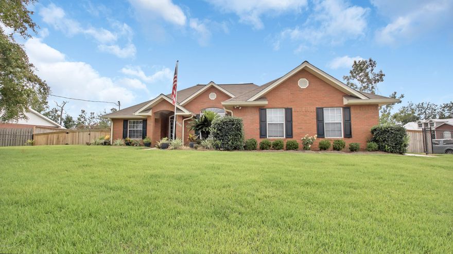 OPEN HOUSE Saturday Oct 10th 11-3!  Come see this beautiful 3 bedroom, 2 bath home on a corner lot with a screened in saltwater pool/hot tub and a pond out back.  This home sits on 1/2 an acre, and features an updated kitchen with a breakfast nook.  The spacious master bedroom suite has lots of natural light, and the split floorplan has the remaining w bedrooms on the opposite side of the home.  New carpet in the master, new refrigerator 2019, new sand filter and chlorine generator for pool 2020, interior paint 2020.  New carpet in bedrooms and new vinyl plank in the living areas.  Some furniture stays, outdoor furniture negotiable.  Riding lawn mower and lawn equipment stay with the house. Newly fenced yard in front and back includes a dog run for your animals.  Come see this one today!