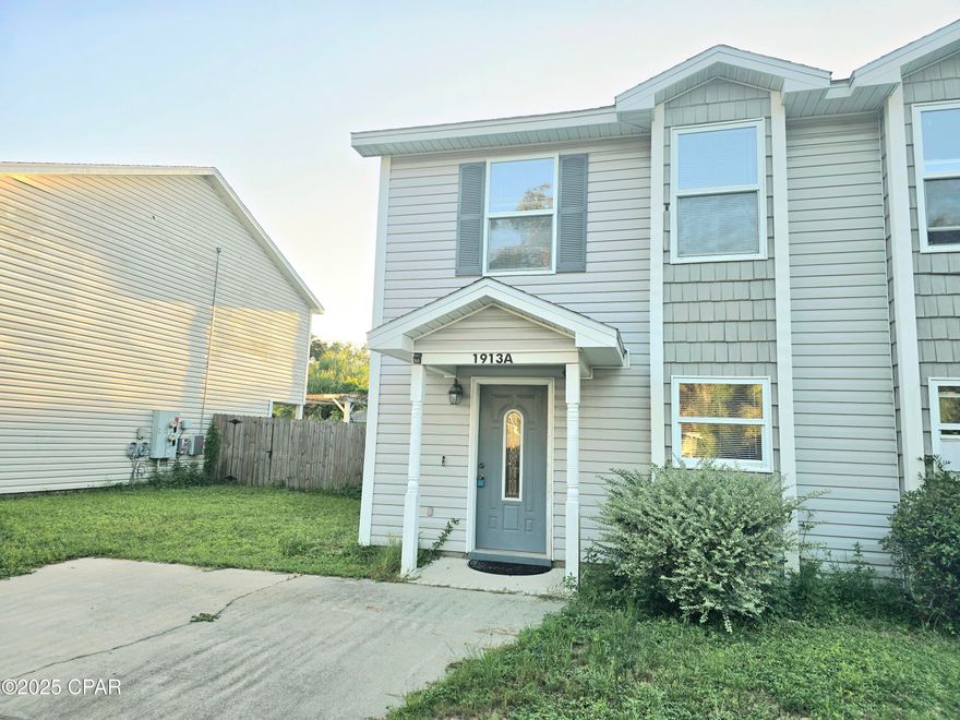 This spacious home is freshly cleared and move-in ready! Featuring a bright open living area with tile floors, three generously sized bedrooms with plush carpeting, and a primary suite with walk-in closet and private bath. The dining area is currently staged with a dining set, which can remain or be removed based on tenant preference.

Enjoy a fully equipped kitchen, laundry room with washer/dryer, and plenty of storage throughout. A fenced backyard provides outdoor space for entertaining or relaxing.

Highlights:

- 3 Bedrooms / 2.5 Bathrooms
- Primary suite with walk-in closet
- Open living + dining space
- Dining room table can stay or go
- Washer & dryer included
- Private driveway + fenced backyard
- Convenient location close to schools, shopping, and Panama City Beach
- The dining room table may be left in place or removed, based on the tenant's preference

Don't miss this opportunity, schedule your appointment today!

Fraud Alert:
Neither our company nor the owner advertises on social media. We will never request payment via Zelle, Venmo, Cash App, wire transfer, or gift cards. All applications and payments are processed through our official website and secure portal.