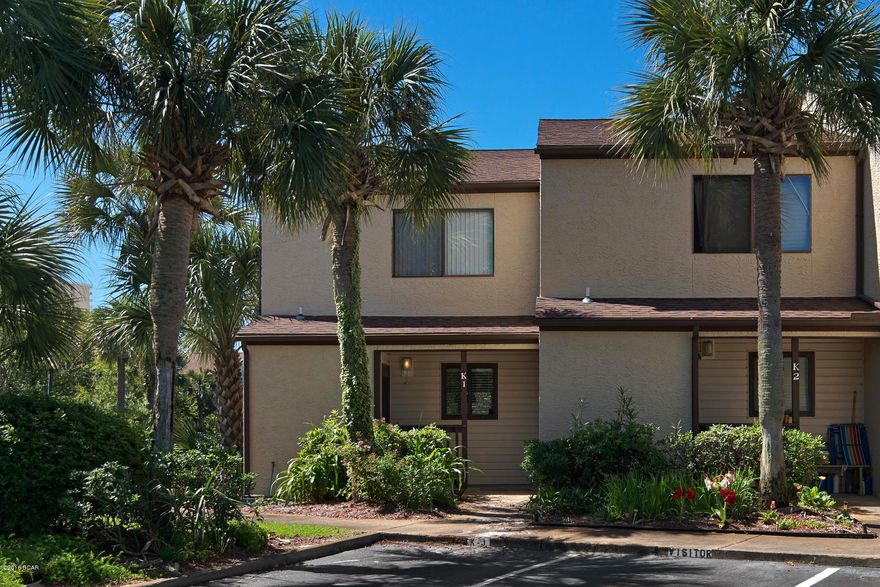 Portside is a great complex with incredible pool across the street from the Gulf. K1 is located next to the back pool and is move in ready. 2BR's , 1 full bath upstairs and half bath down. This unit is priced to sell so schedule a showing.