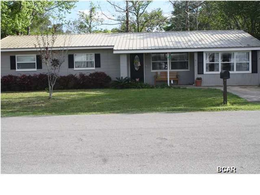 Well cared for charming home in Callaway. The home is of sturdy durable block construction with wood trim and newer metal roof. The home sits on a spacious 100 x 137 lot with side access to the back yard which is perfect for trailers, boats and campers. The interior of the home has been updated and has a modern feel to it. There are two separate living areas with a living room and a family room. The home features an updated cozy kitchen and dining area with a separate door leading into the family room. The home is located on a quite street and just down the road from shopping, restaurants, and fitness center.