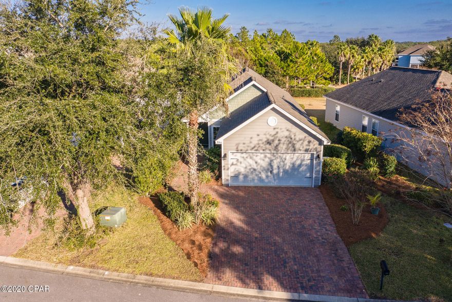 'CURRENTLY UNDER CONTRACT, SELLER ACCEPTING BACKUP OFFERS' Turtle Cove is nestled just off HWY 98 on the west end of Panama City Beach 

This charming 3 bedroom 2 bath home offers an open floor plan with a 2 car garage. The spacious family room features vaulted ceilings and is open to the kitchen for easy entertaining. The Kitchen is equipped with stainless appliances, granite countertops, custom island, breakfast bar, crown molding, and pantry. Off the kitchen, enjoy your early morning coffee or evenings from your screened in back patio. The Master suite has an elegant tray ceiling with walk in closet.  The adjoining ensuite bath features a double sink vanity, garden tub, and separate walk-in shower. Two guest bedrooms share a full bath and there is a laundry room that leads to the garage Turtle Cove at Lake Powell, the area's largest Coastal Dune Lake offers many amenities which include a swimming pool and hot tub overlooking Lake Powell, furnished clubhouse for entertaining, fitness room, tennis courts, amphitheater, and community dock for fishing, kayaking, or canoeing. Turtle Cove is close to all the conveniences and has a perfect west end location. Just minutes to the beach, Pier Park, and 30-A's restaurants, shopping, and entertainment. Make an appointment to see this standout home today! All measurements are approximate and should be verified by Buyer. Home is being sold unfurnished, but furnishings are negotiable.