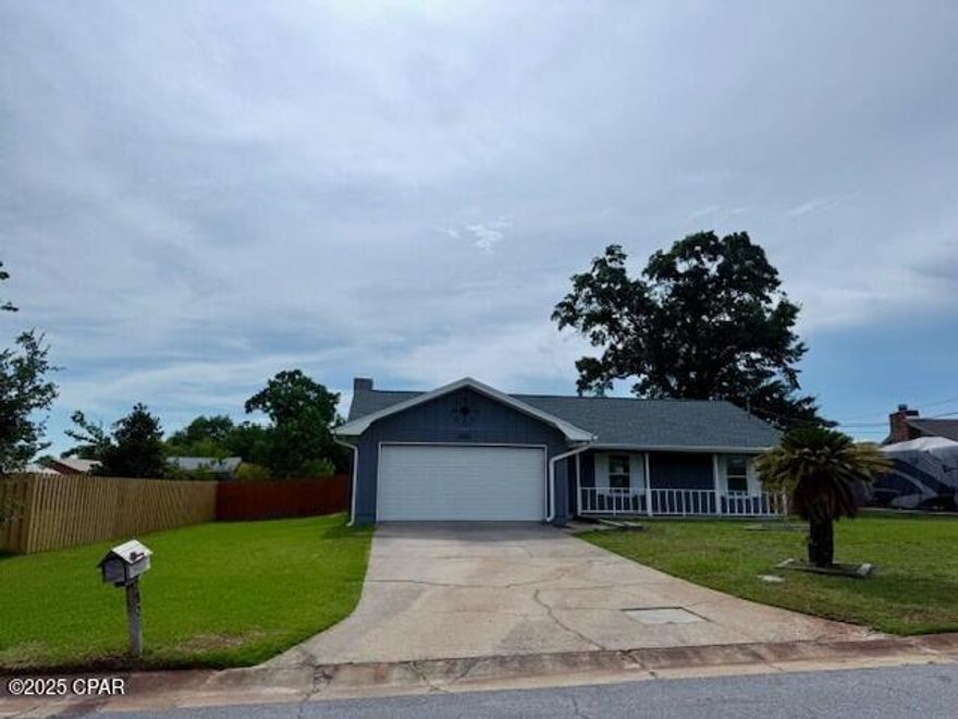 Ranch Style 3 Bedroom, 2 Bathroom, 2 Car Garage Home in Forest Park

This charming ranch-style home is located on a quiet cul-de-sac in the desirable Forest Park neighborhood of Panama City. Offering 3 bedrooms, 2 bathrooms, and a 2-car garage, the home features a functional floor plan with a spacious living area and a large, fully fenced backyard—perfect for relaxing and entertaining.

Enjoy the convenience of living close to everything—schools, shopping, restaurants, hospitals, and just a short drive to the beach. The home includes washer and dryer. Pets are considered with owner approval.

Available for a one-year lease. Homes in this area don't stay on the market long—schedule your showing today!