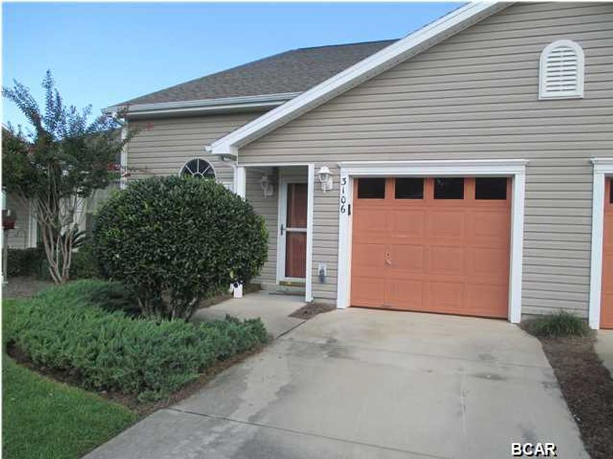 SELL YOUR LAWNMOWER! Purchase this fabulous home in one of the most sought after subdivisions in Lynn Haven....The Hammocks! This townhouse has the best of both worlds. It has a spacious master bedroom downstairs with large family room and dining area plus an additional two bedrooms, bath and a large loft that can be used as an office, sitting room or bonus room all upstairs. The kitchen is bright with lots of natural light and features stainless appliances, a large pantry, breakfast bar and plenty of cabinets. There is a lot of storage in the home and it features over 1800 square feet. This is a perfect place for a small family or someone looking to downsize. All of the landscaping is taken care of by the association..so NO MORE YARDWORK! The location of the home backs up to