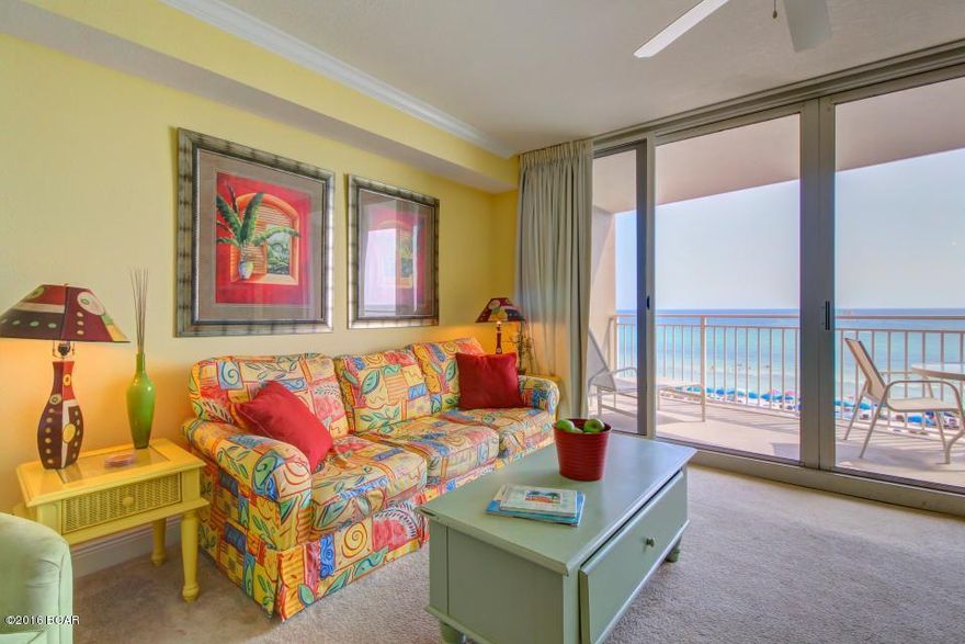 One of the, if not the, most popular condominiums in Panama City Beach, FL. The amenities are endless and showcase just how luxurious this 5-star resort is. It’s no wonder this is one of the best rental income producing condos in the area. On top of this resort being walking distance to Pier Park, the walkover from the north side of Front Beach Rd. to the beach side features the well-known Sky Bar and sushi bar. You also have 5 swimming pools (2 beach side), 2 hot tubs, 2 tiki bars, full service Starbucks, fitness center with a day spa, 10,000 sq.ft. convention center, and 8 high speed elevators. By far the best deal available at Emerald Beach Resort. Call us today!!!