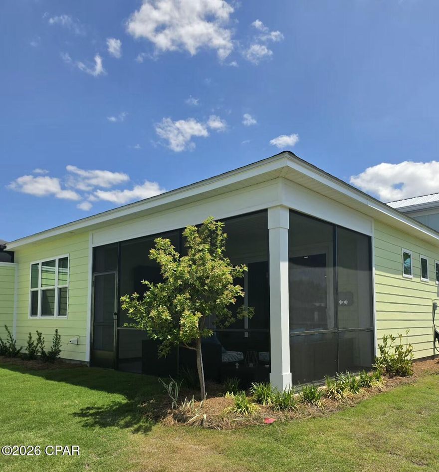 Live the coveted 55+ community of Latitude Margaritaville Watersound right now!  Home available NOVEMBER 1, 2026 for 6mo+1 to a year and all utilities included.  Relax on the screened in lanai with a pond view.  It just doesn't get any better!  Close to all the amenities!  This Tortola Villa located in Phase 9 features 2 bedrooms, 3 baths, den/office and a 2 car garage.  Fully FURNISHED and all appliances included (refrigerator, range (natural gas), dishwasher, microwave, washer and dryer).  No yard work required so you'll have lots of time to enjoy all the amazing activities and meet new friends!

RENTAL REQUIREMENTS:
At least 1 tenant MUST be 55+
LONG-TERM (over 6mo to 1yr) 
SMOKING is not permitted in any home or lanai/porch
BACKGROUND CHECK (credit, criminal, eviction) required & paid for by each tenant
PETS - small dog only considered
$$ Due upon lease signing: Security Deposit $$ Due at Lease Start:  1st mo + last mo+ cleaning fee + pet fee due at move-in
COMMUNITY ACCESS - tenants purchase all gate & amenity access credentials through HOA (transponders & passports).  Tenants have full use of all amenities just as a homeowner has.