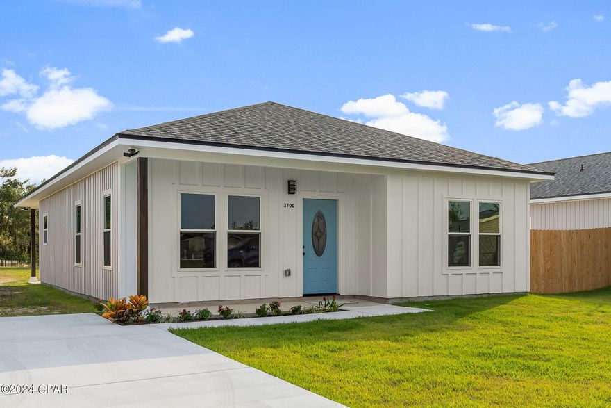 CURRENTLY UNDER CONTRACT, SELLER WILL CONSIDER BACKUP OFFERS. New Construction! This stunning 3-bedroom, 2-bathroom home boasts 9-foot ceilings and an open, airy layout, creating the perfect space to cozy up. The large open kitchen features tasteful finishes, including quartz countertops, soft-close cabinets, stainless steel appliances, a spacious breakfast bar, and a tray ceiling. The master bedroom provides ample space and includes a master bathroom suite with quartz countertops, a double vanity, and a beautifully tiled shower. Additional highlights of this home include luxury vinyl flooring throughout, recessed LED lighting, a spacious laundry room, and a covered back porch, ideal for grilling or relaxing. The two additional bedrooms offer comfortable living space and share a Jack and Jill bathroom with a tiled shower and quartz countertops. Every appliance in this home is under warranty, and you'll have peace of mind with a one-year builder warranty. This home is truly a must-see. Call for additional information or to schedule a private showing.