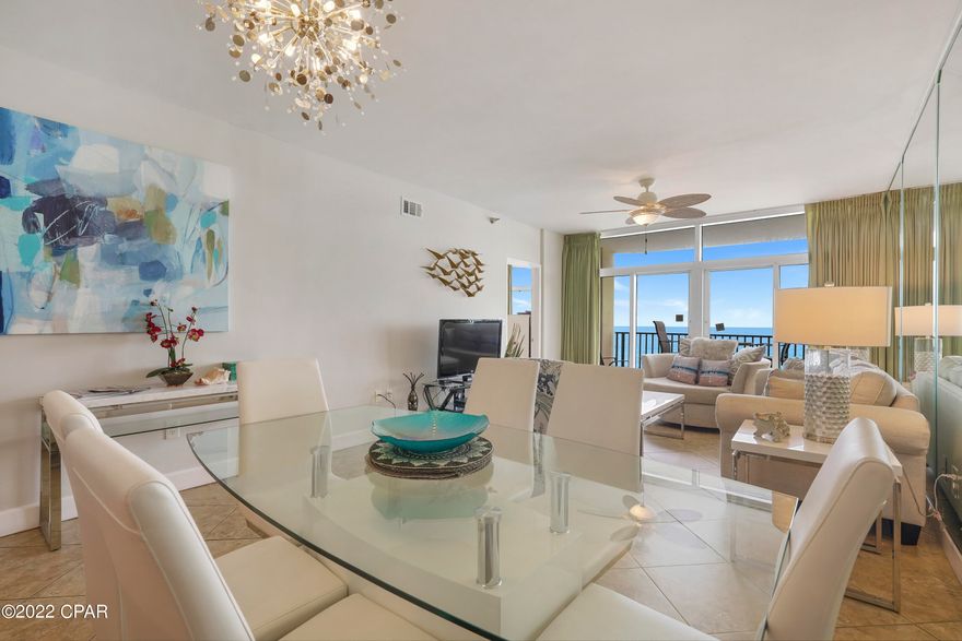 Welcome to Jade East Tower unit 530! This turnkey, two-bedroom condo is located on the sugar white sands in Destin, in the middle of all the action. This unit is a rental machine, projected to produce $80 - $85K in gross income. Inside, stunning views of the Gulf of Mexico can be taken in from the floor to ceiling windows in the living area or enjoy the panoramic vista from the unique ''V'' shaped windows from the gulf facing, primary bedroom. The current owners have kept the unit in fantastic shape; new AC and Hot Water Heater installed in 2021, along with a list of other updates. Both primary and guest bathrooms have been updated and granite countertops installed in the kitchen. This unit has it all: the views, prime location, comes turnkey, and in a great building.Book your showing toda Jade East Towers is located in the heart of Destin, near several award-winning restaurants, highly regarded golf courses, and abundant shopping options, all a few minutes from the condo. The amenities at Jade East are top-notch, including a full tennis court, fitness facilities, new grilling areas, and free wireless internet access. The boardwalk to the beach is smooth to walk on with bare feet and can't forget the fantastic pool with a rock waterfall and hot tub, on the south-side of the building.