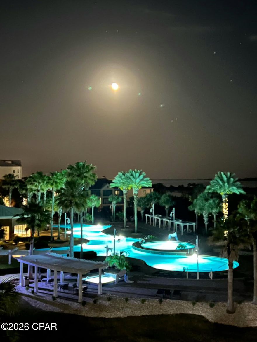 Luxury Waterfront Condo in Panama City Beach. Discover the ultimate in luxury living at this rare fourth-floor, 3-bedroom, 3-bath open floorplan condominium in the prestigious Grand Residences located within the exclusive gated Bay Point Golf & Marina Resort community in Panama City Beach, Florida. This stunning property offers breathtaking views of the Grand Lagoon, St. Andrews Bay, and the Gulf of America , making it a dream home for those seeking coastal elegance.  Prime Location, nestled in the heart of Bay Point, enjoy easy access to the only Nicklaus-designed golf course in Northwest Florida, the Bay Point Golf Club. Spend your mornings on the greens, afternoons by the private waterfront pool, and evenings sipping wine on your covered balcony with panoramic water views. Fully updated Interior with over 2,000 sq. ft. of  living space, this open floor plan condo is perfect for entertaining. The fully updated kitchen features quartz countertops, custom soft-close cabinets, and stainless-steel appliances. The living room and master suite both open to a large, covered balcony, offering stunning water views. Luxurious Master Suite boasts a large walk-in closet for her, a separate gentleman's closet for him, and a spa-like en-suite bathroom with dual sinks, a private toilet, large linen closet, and an expansive walk-in his-and-her shower. Two additional bedrooms each include private full baths, ensuring comfort and privacy for guests. A spacious walk-in laundry/utility room and large hallway closets provide ample storage. Purchased in 2024 as a vacation home, this condo has been freshly painted, newly furnished, and tastefully decorated. It is offered fully furnished, including appliances (washer, dryer, televisions) and most of the scarcely used furniture and decor to convey.(Less Personal Items) Includes one of the few Deeded covered parking spaces conveniently located near the stairwell and elevators . Never worry about unloading groceries in the rain . Climate -controlled private storage room just steps from the condo's front door .
Community Amenities include a private waterfront pool with stunning views,
fitness center, hot tub, grilling area,
owners' lounge ,pool table, large covered outdoor living area with plenty of seating, making it a wonderful spot to relax or entertain with friends .This luxury condo offers the perfect blend of elegance, comfort, and convenience. Whether you're looking for a primary residence, a vacation home, or an investment property, this is a rare opportunity to own a piece of paradise in Panama City Beach.
Why Choose Bay Point Golf & Marina Resort?
Bay Point is a premier gated community in Panama City Beach, known for its world-class golf course, marina, and resort-style amenities. Located just minutes from pristine beaches, shopping, dining, and entertainment, it's the ideal location for those seeking a vibrant coastal lifestyle.
Don't miss your chance to own this exceptional property. Schedule your private showing today and experience the best of Panama City Beach living!
________________________________________