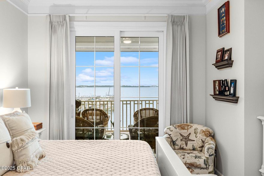 Harbour Village at Historic St. Andrews is an upscale bayfront condominium community, offering luxurious waterfront living in the heart of the vibrant Historic St. Andrews neighborhood. 

Completed in 2006, this eight-story, 116-unit mid-rise building overlooks the tranquil waters of St. Andrews Bay, blending modern elegance with the area's rich nautical heritage—once a 19th-century fishing village now alive with marinas, eclectic shops along Beck Avenue, and farm-to-table dining just steps away. 

Gated for security and designed for community connection, Harbour Village appeals to discerning buyers seeking a serene yet social retreat, with no short-term rentals to preserve its residential tranquility.

Residents enjoy resort-style amenities that elevate everyday coastal life: a sparkling swimming pool for laps or lounging, a state-of-the-art fitness center, a versatile community room for gatherings and planned social events, an inviting outdoor fireplace for evening chats, and direct access to a private marina with deeded boat slips—ideal for effortless cruises to Shell Island or red drum fishing in the bay. 

Unit 202 features a West-facing private balcony framing stunning sunset views over the water. Access the balcony from either the Living Room or the Master Suite. The unit boasts many thoughtful upgrades and custom decor, fostering a sense of timeless sophistication that must be seen in person to appreciate.

Nestled between St. Andrews Marina and the lush Oaks by the Bay Park (with its boardwalks, ancient live oaks, and holiday light displays), the community is a short stroll to local gems: Alice's on Bayview daily specials, Uncle Ernie's Bayfront Grill for fresh grouper, FINNS for island-style tacos, or the Saturday farmers' market bursting with artisan goods. 

Quick drives via U.S. 98 lead to Panama City Beach's sugar-white sands or downtown's cultural spots, while Bay District Schools, including nearby Lucille Moore Elementary with its chorus and running clubs, serve families seeking strong elementary options. Harbour Village is a hidden bayside haven where history, harbor breezes, and heartfelt community converge—schedule your private tour today to experience it firsthand.