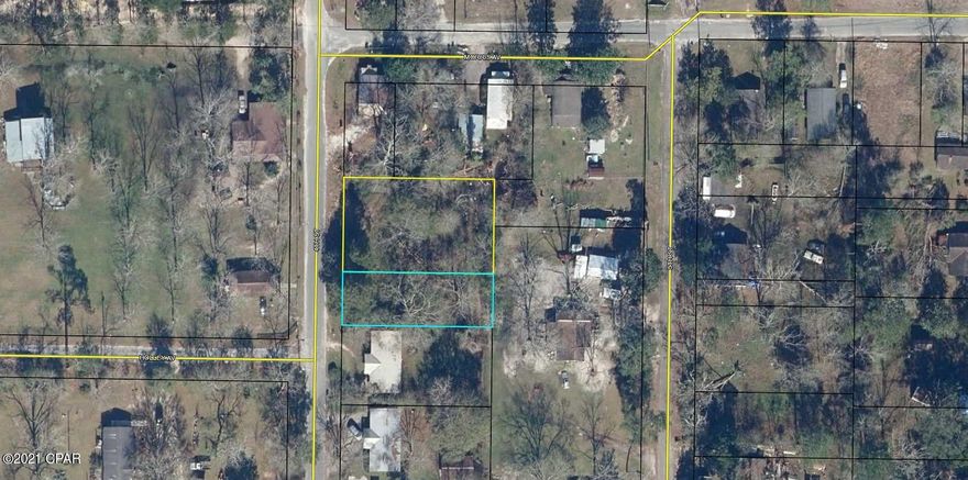 Two adjoining lots in Chipley city limits make up 1/2 acre. You can build in the middle of the lots or build a home on each lot. Chipley has a lot of small town charm and southern hospitality. Great place to call home.