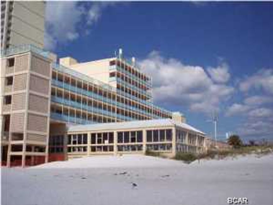 Fontainebleau Terrace is a great low rise gulf front condo complex. This unit is an efficiency unit, well priced, and waiting here for you. Come see it while it is still available. (all information approximate, please verify)