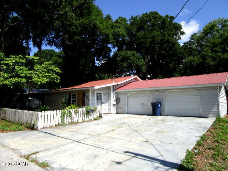 SOLID HOME IN HISTORIC MILLVILLE!  This three bedroom home has had some updates that include trey ceilings in the living, dining and bedroom; updated tiled baths; and laminate wood flooring throughout the home. The kitchen is spacious and has a door to the backyard that also accesses the attached, two-car garage.  The home is being sold in its AS IS condition. Per Fannie Mae guidelines, all submitted offers will not be addressed until the property has been listed on MLS for 3 days.