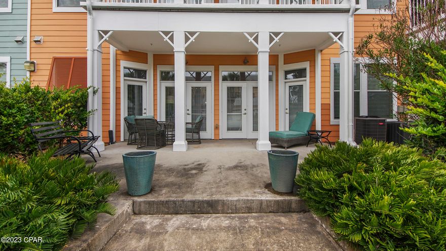 IT DOESN'T GET BETTER THAN THIS!  This unit is located on the ground floor right off the garage for easy access with a large patio. All appliances, HVAC and hot water heater are relatively new and well maintained. Island Reserve outside amenities include a one-acre lagoon style pool with waterfalls, splash pad and hot tub. Indoors you can enjoy a basketball/pickleball court, fitness center, game room and theater room. This unit has an open floor plan with two separate bedroom suites. The unit features stainless steel appliances, , granite countertops, 10 ft. ceilings, and crown molding.  Enjoy island living at its best.  Convenient to shopping, entertainment, fishing and approximately 1.4 miles to the beautiful white beach.  All room sizes are approximate.  Please measure if important.