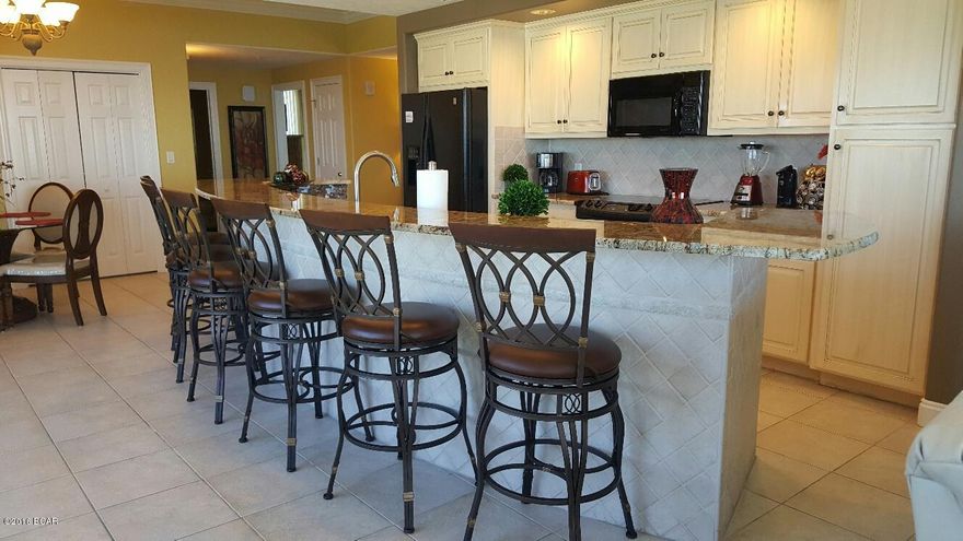 BONUS***Gulf Crest 1907 is one of the Best 3 Bedroom floor plans on the Beach. Gulf Crest 1907 just completed a large kitchen upgrade with upper end granite. This beautiful unit comes fully furnished and is a turn key income generator. This unit is tastefully decorated, and has a custom backsplash in the kitchen. This condo has an upgraded high efficiency heat pump recently installed. It has a 16 SEER rating to keep utilities cost under control. Most bulbs have been changed to LED. This unit is rental ready. Schedule your showing Today!