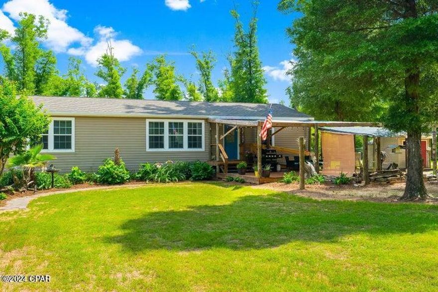 BACK ON MARKET NO FAULT TO THE SELLER. BUYER WAS UNABLE TO SELL THEIR HOME.
Welcome to 632 Kokomo Ave located in the Compass Lake subdivision. This custom built modular home sits on a 1.05 acre corner lot with plenty of room for horses, gardening, extra space to add a swimming pool or all of the above if you so choose. 
The home itself is 3 bed 2 bath and was constructed in 2015. The interior features Moen faucets, bullnose corners throughout, custom tile flooring, a large garden tub, a large walk in pantry, and custom 155mph wind resistant windows and french doors. As you walk to the front of the home you will find a covered front porch with a small Koi pond attached, which is the perfect place to sit in the morning to enjoy your coffee. The seller will leave some of the koi fish if the buyer would like them.
The property features another small pond, chicken coop, large grey shed that is hardwired with security cameras, AC, and power, and even a large fallout shelter/storm shelter behind the home that is equipped with electricity, geo heating/cooling, and water. The gate to access the main driveway is wired with electricity which will make transitioning to an automatic gate simple if you choose. In addition to that, the trees that line the driveway are also wired for ambient lighting.
The home is currently hardwired with Century Link for internet and uses Dish for cable. All power utilities are underground which means less power outages during storms.
This home and the land it sits on have so much to offer and loads of possibilities. The washer and dryer will not convey with the sale of the home as well as the bright blue shed. All other appliances will convey including the large grey shed. Furniture is negotiable as well as the koi fish. Schedule your private showing today to see everything this property has to offer!