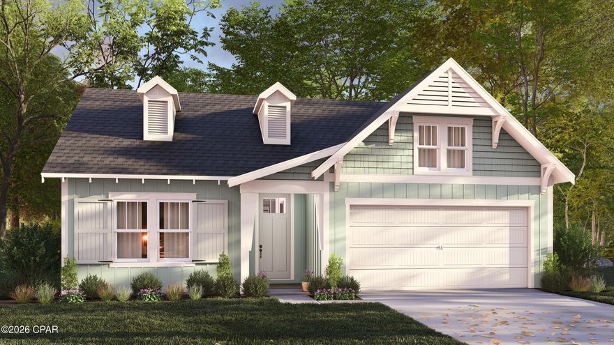 The Avery plan built by Harris Doyle Homes is now offered in Breakfast Point East! This stunning home offers 3 bedrooms plus an oversized 2-car garage. In addition to the indoor living space, there is a large outdoor lanai overlooking a stunning conservation view. The primary suite features a large tile-to-ceiling shower, dual vanity, and walk-in closet. The open island kitchen has tall ceilings and a walk-in pantry. New home plans built by Harris Doyle Homes start at $433,000 in Breakfast Point East!