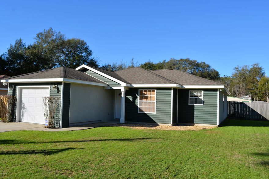 Move in ready, spacious, 3 bedroom, 2 bath home convenient to North Bay Haven Charter School and Lynn Haven. You wont believe the care that has been taken in this home. It is absolutely immaculate. This home shows the true pride in ownership. Built in 2008, but almost like new and move in ready with fresh paint. Sitting on a spacious corner lot with a privacy fenced back yard. A true split bedroom floor plan, with two spacious bedrooms on one side of home and a large master suite on the other. Kitchen has lots of cabinet space, all stainless steel appliances, and pantry. Seller has installed an alarm system and is easily transferable to new buyer. This home is the perfect home for anyone looking for that comfortable, clean, well cared for 3 bedroom home with a large privacy fenced in yard.