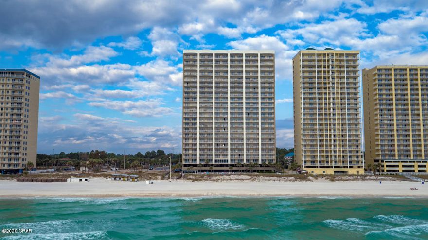 ''Currently under contract.  Seller accepting back up offers.'' RENOVATED!  2BR/2BA Direct, Gulf Front Condo.  This unit has crown molding, tiled flooring, freshly painted, open floor plan & tastefully decorated with upscale furnishings. AC & Hot Water heater have been replaced recently.  Ocean Villa is known for it's  oversized, deep, bowed balconies, covered parking, owners private storage unit right outside your front door, the GULF FRONT Master Suite.  These are such terrific features. This unit has amazing views from the living/kitchen area, the gulf front master bedroom and of course the extra large balcony.  The complex has both (heated) indoor and outside pools, a hot tub, gulf front exercise room which includes a steam room, gulf front owner's lounge,  parking under complex, additional parking across the street, walk over for easy gulf access! Don't miss out on this one!  Coffee table, file cabinet, living room tv, office printer and desk and chair, dishes and some kitchen items, whirly gigs, and artwork, solar lights on balcony do not convey with sale, and a few small pictures don't convey with sale.