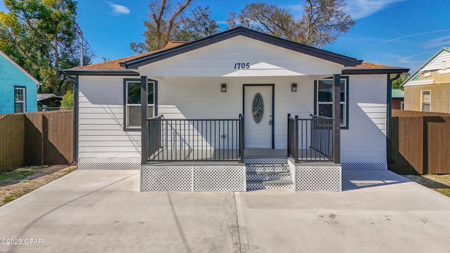 Welcome to your dream home in the heart of St. Andrews! This stunning 3-bedroom, 2-bathroom home has been completely renovated from top to bottom! Enjoy the peace of mind that comes with new electrical, plumbing, HVAC, tank-less water heater and new windows. Modern updates including new flooring, fresh exterior/interior paint, tiled showers, and new appliances. Outside, offers a newly built shed for extra storage, a welcoming front porch, and a cozy back patio—perfect for relaxing or entertaining. Plus, a privacy fenced-in backyard. Don't miss your chance to make this beautiful home yours!