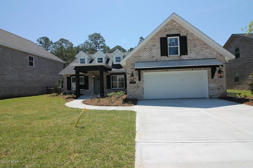 Stunning New Construction Home in Hawks Landing. Custom cabinets, quarts counter tops, large open floor plan. Beautiful spacious floor plan with fireplace. Open concept kitchen spacious for the growing family in one of the most sought out neighborhoods in Bay County. Under ground  utilities, sidewalks, close to schools, shopping and in the heart of Lynn Haven. This home has a second living area upstairs as well as a bonus room and extra bedroom. The master and 2 bedrooms and an office are on the ground floor. This is a MUST SEE and the price has just been Reduced! Call me today to see it.