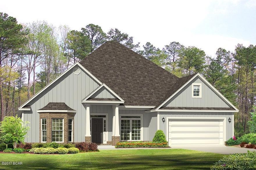 Bring your family and enjoy all of the wonderful amenities this waterfront community has to offer! This is a spacious 3,000 square foot home that will provide space and comfort for everyone. Upon entering you'll see the separate dining room and study. The foyer opens up into a open concept living room, kitchen, and breakfast area. The large kitchen island has cabinets of both sides and a breakfast bar. A must see master bedroom with tray ceilings, double vanity, separate shower and tub, and a nice walk-in closet to top it off. Come to Mill Bayou and enjoy being able to walk to school, community pool, firepit, and miles of waterfrontage for everyone! Estimated completion date, Spring 2018.