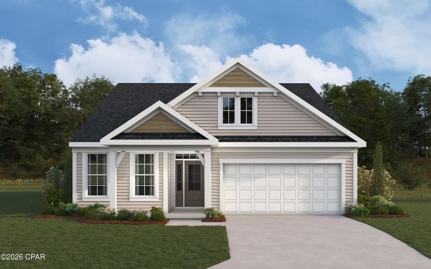 New construction by Fischer Homes in the beautiful Breakfast Point East community, featuring the stunning Camden design. This unique plan offers 4 bedrooms and 3 full baths. The expansive family room is the perfect gathering space. Spacious open kitchen with a large island and walk-in pantry connects to the morning room, that walks out to the patio. The owner's suite features a spacious private bath and walk-in closet. The spacious 2-bay garage completes this exceptional home.