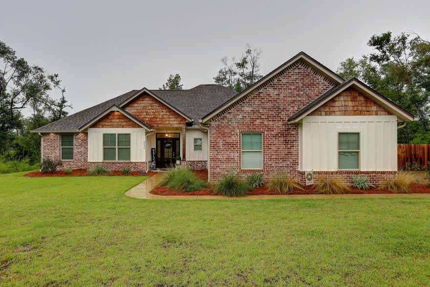 CURRENTLY UNDER CONTRACT, SELLER ACCEPTING BACKUP OFFERS

Custom Built Home in serene neighborhood you won't want to miss!  This 3 bedroom 2 Bath with an Office home offers many great features such as fireplace, luxury vinyl plank flooring, 10 Foot Ceilings, Marble Counters, and so much more. The Custom kitchen features marble countertops, Custom Stainless Steel Appliances, Front Apron Sink, Walk In Pantry, and island breakfast bar. The master suite boasts of large bathroom with an amazing tile shower and Walk In Closet. Spacious Fenced in Back yard with Custom Gutters and drainage system. This home won't last long!

All sizes are approximate and should be verified.