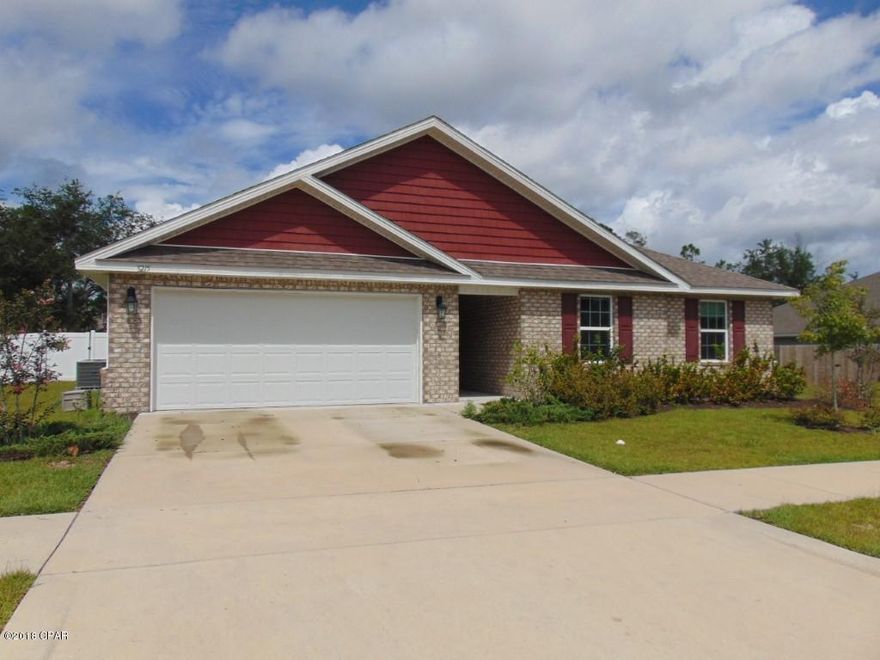 Almost new, Large four bedroom two bathroom home with two car garage on a .355 acre lot big enough for a pool and more offered for sale.  This newer home features privacy fence, on the side and chain link on the back with plenty of room for a pool.  The interior has a spacious four bedrooms the and includes the refrigerator and washer and dryer and larger two car garage.

All sizes are approximate or taken from other sources please verify accordingly.