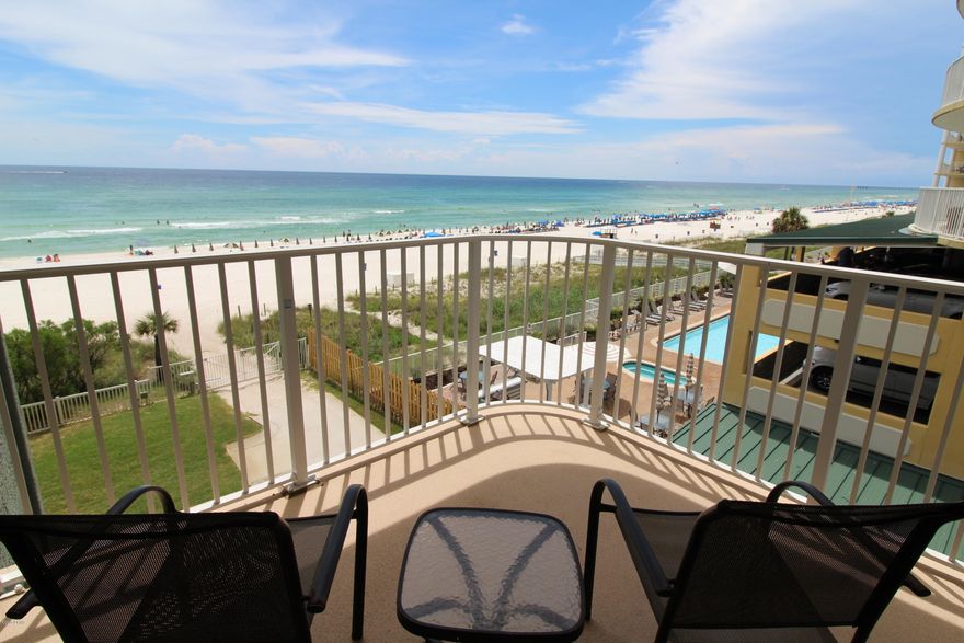 Long Beach Resort is known for its lush landscape and beautiful lagoon style pool with tranquil waterfalls. In addition, two other pools and three whirlpools are located within the resort. The “Hangout” poolside bar and grill is convenient for those wanting to grab a quick bite to eat while still enjoying fun in the sun. Onsite security with a controlled access gate is available 24 hours per day. Parking is located on ground level and on the same side of the road as the resort, no parking garage to maneuver. This efficiency unit offers gorgeous sunset views of the Gulf and has great investment revenue potential. The kitchen and bathroom counter tops have been updated as well as the cabinets. Schedule an appointment to see this unit today!