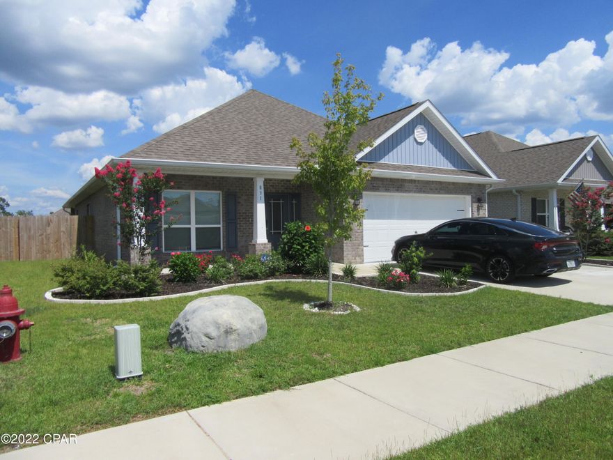 Located in the much desired community of Lynn Haven on the newly developed private community of Andrews Plantation, this beautiful 3 bedroom 2 bath home is convenient to shopping, dining, schools, and centrally located to the Worlds Most Beautiful Beaches and Military Installations. Amenities include but not limited to vinyl wood plank flooring, paint, trim, upgraded fixtures, granite counter tops, cabinets, and stainless appliances, fenced in backyard. This property has an large 2 car garage. Living area is a very large open space with an island wet bar for entertaining. This property has amazing smart home features. All property sizes and ages are approximate, please measure and/or verify if important. School assignments are subject to change, please check with Bay County for most accura te information. Deposit is the same as the rent. Pet's allowed with breed restrictions and owner approval.