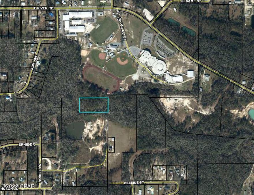 2 acres near Robbie Lane. Seller is currently working on easement to the property. No record of easement has been confirmed yet. Previous easement per owner was from Pine Ave across the school property. Owner is researching.  See photos for location of this property. It is located behind high school track.