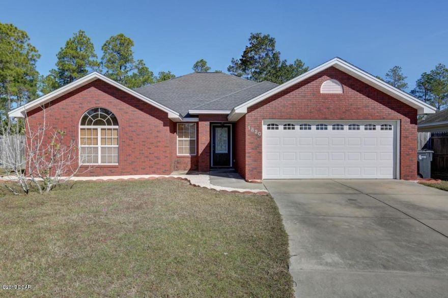 4 BR 2 BA home in Panama City. Outside features a brick front with vinyl siding, large (12.6' X 20.6')yard building/workshop with 2 lofts & concrete floor (plenty of storage here, large privacy fenced rear yard with double entry gates and beautiful landscaping. Interior features a split bedroom arrangement, large great room with electric fireplace and double French doors, stainless appliances, beautiful custom cabinets, kitchen island, pantry, bay windows in dining room, upgraded lighting package, vaulted ceiling in front bedroom, large laundry room, 4 spacious bedrooms and more! Master bath features a large garden tub, separate shower, water closet, double vanity and his & hers walk-in closets. All property sizes and ages are approximate, please measure and/or verify if important. School assignments are subject to change, please check with Bay County for most accurate information.
 Deposit is the same as the rent.
Pets allowed with owner approval and NON REFUNDABLE pet fee applies per pet.  Breed restrictions apply.