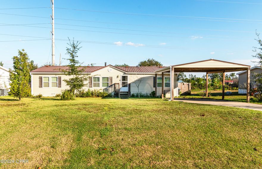 Welcome to this stylish and beautifully updated double-wide mobile home, nestled on a generous 1/3-acre lot in the peaceful Sweetwater Village South community of Panama City, FL. This home offers an inviting open floor plan with modern finishes, perfect for comfortable living and entertaining. 

Inside, you'll find spacious living areas filled with natural light, a contemporary kitchen with sleek appliances and ample storage, and a master suite featuring a private bath and walk-in closet. The additional bedrooms are equally well-sized, providing flexibility for a growing family or home office needs. 

Step outside and enjoy the expansive yard, ideal for outdoor activities, gardening, or simply relaxing under the Florida sun. 

With its combination of style, space, and location, this home is a must-see! Whether you're looking for your first home or a tranquil retirement spot, this property offers the perfect blend of comfort and convenience.

Don't miss out on this opportunity - schedule your showing today!