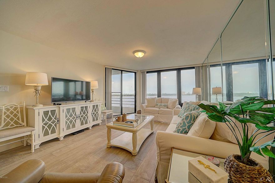 This is your quite, waterfront condominium, with NO short term rentals. It's waterfront, on the Bay in the exquisite neighborhood of Bay Point.  Both bedrooms are waterfront, including the living room. Stainless appliances, open floor plan. Walk in closet is a plus. Most people live there or have as vacation home. A very laid back relaxing place.  AC is only 2 yrs. old.  Sliding glass doors have new screens & gliders. Also new tile flooring thru out.  Bay Point also has a Jack Nicholas golf course, Club 72 for drinks & meals, nearby Sheraton, with restaurants & Flip Flops grill & bar. This is also a Golf Cart community or you may find yourself fishing in one of the neat little holes. $1325 per year is the master assoc fee for Bay Point