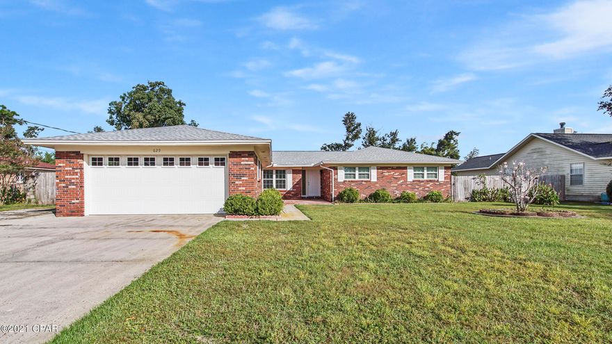 CURRENTLY UNDER CONTRACT, SELLER ACCEPTING BACKUP OFFERS. Large Brick Family Home located on a half acre lot. Features include, 5 Bedrooms, 2 Bathrooms, Formal Dining and Living Room, Beautifully Remodeled Kitchen with Stainless Steel Appliances, Informal Dining Room, or Play Room, and Family Room that leads outside to the large privacy fenced yard with fruit trees, detached workshop that can be accessed by vehicle through the privacy double gate.  Close to Tyndall AFB, Eastern Ship Building and West Bay, schools, shopping, dining and more. This is an amazing home for you and your family.