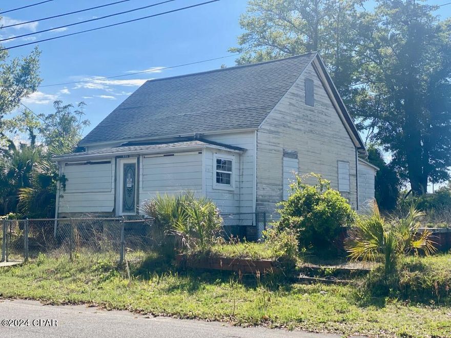 ***INVESTOR SPECIAL*** damaged from hurricane, home might be salvageable. 

The purpose of this zoning district is to provide for the vitality of downtown Panama City as a safe
walkable community of business, residential, commercial, cultural, government, public institutional,
light industrial, and entertainment uses, including public green spaces and recreational access to the
waterfront, while protecting the environment and enhancing the quality of life. These zoning standards
implement key provisions of the Strategic Vision for Downtown, established as part of the City's Long
Term Recovery Plan. To encourage and promote economic growth and redevelopment downtown,
higher residential density and non-residential intensities may be achievable within the Downtown
District through development bonuses.
Excerpt from the City's Unified Land Development Code
Allowable Uses: All other uses are prohibited.
Civic uses including passive and active recreation, government, entertainment, religious, social, and educational uses; Professional
offices; Professional services; Open air retail such as farmers' markets, etc; Hotels, Inns, and Bed and Breakfasts; Artisanal
production establishments; Restaurants (no drive-thru) including cafes and lounges; Bars and Breweries; Retail uses; Fine Art
studios and schools; Specialty food stores; Commercial marinas; Parking garages and lots; Residential uses including single and
multi-family; Warehousing provided the buildings compliment the areas where they are located.