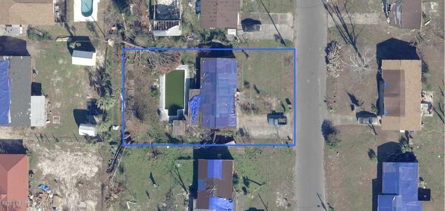 0.23 acre residential lot ready for construction. Former home has been cleared due to hurricane damage and the concrete slab remains for you to build your new home. In-ground pool and pump/filter already installed, but will need a little TLC. Quiet neighborhood that is close to the park and schools.  Flood zone X. Contact your realtor today for more information or to schedule a property tour!

*buyers to verify all information