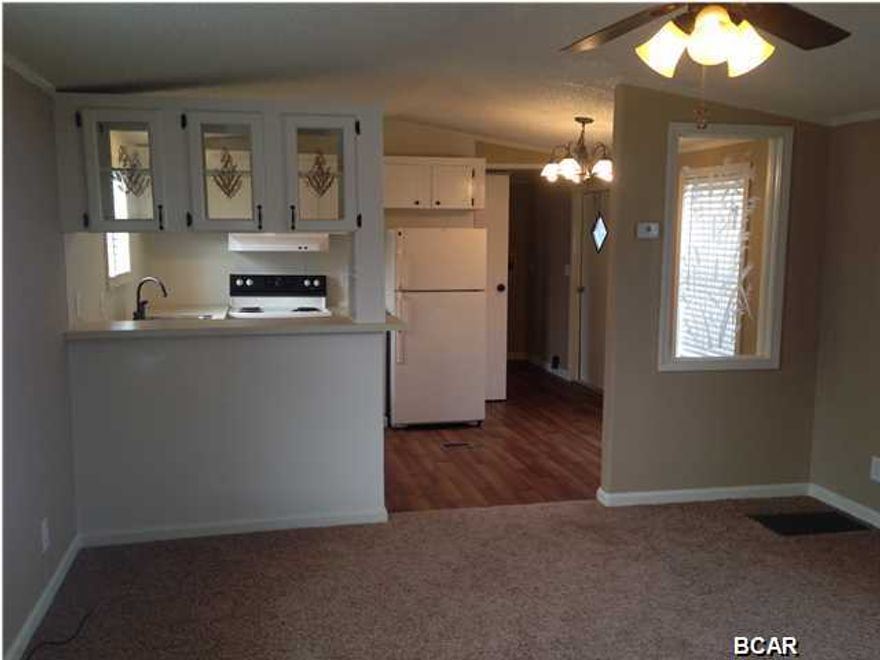 Complete remodeled interior! 2 bedrooms, 1 bath, centrally located in Lynn Haven. Some pets are negotiable. Sorry but No dogs allowed.